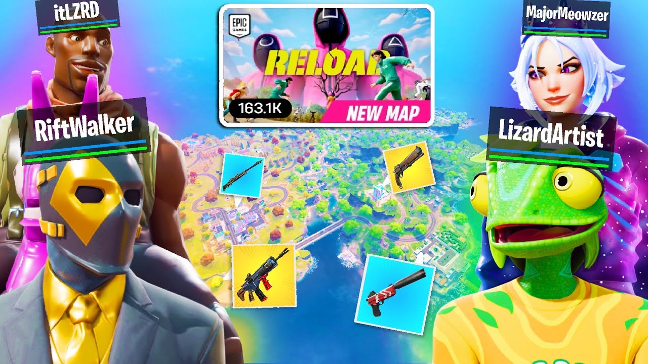The LUCKIEST SQUAD in Fortnite Reload!