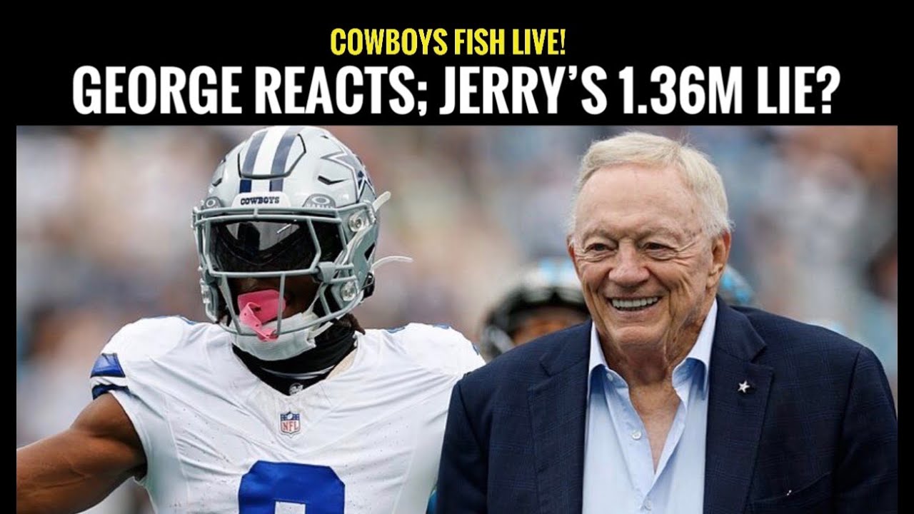#Cowboys George Pickens Reacts; Jerry's 1.36 Million Lie? Fish Report Live!