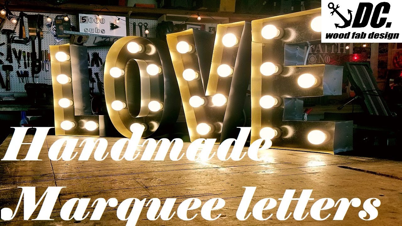CHANNEL LETTERS. MARQUEE LETTERS.