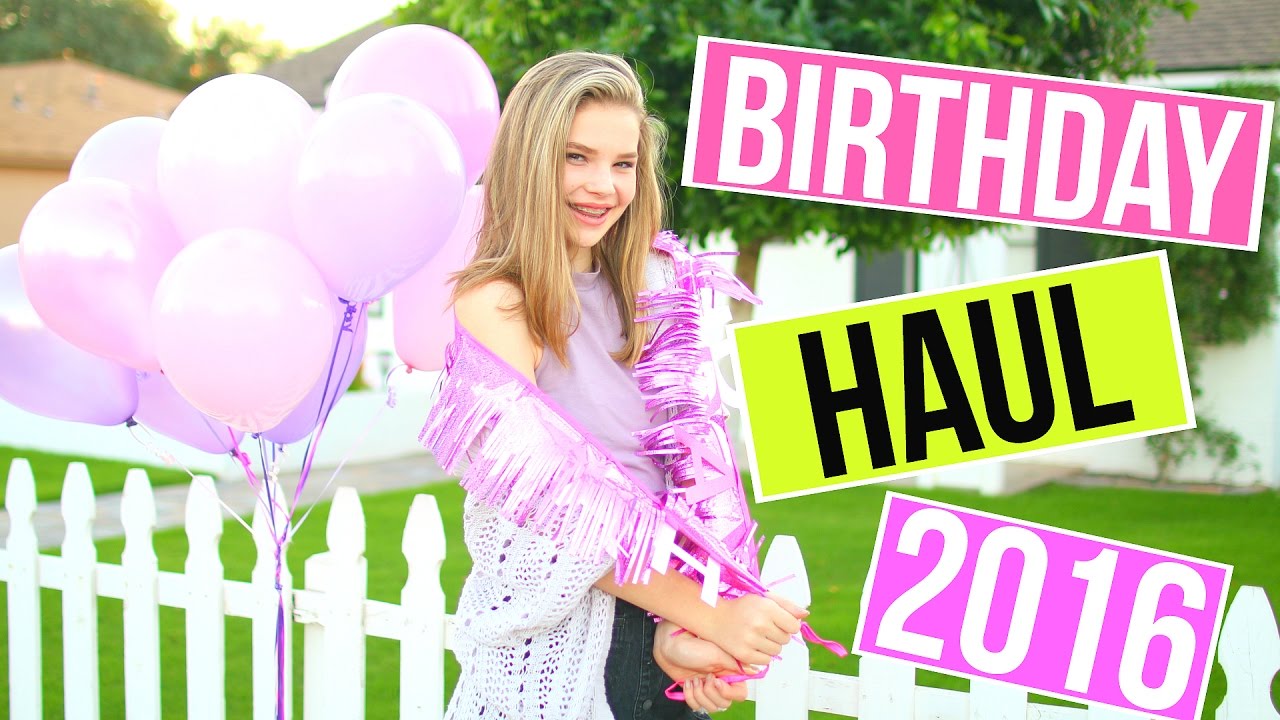 WHAT I GOT FOR MY 15TH BIRTHDAY!!