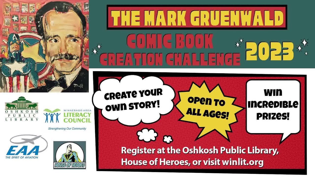 2023 Mark Gruenwald Comic Book Creation Challenge Promo