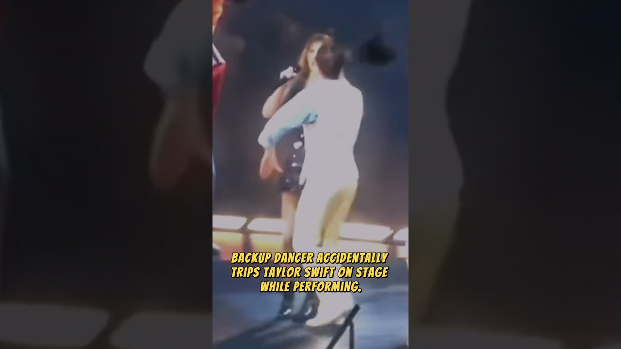Back-Up Dancer Accidentally Trips Taylor Swift During Performance