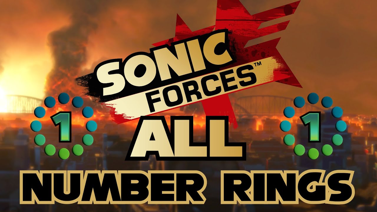 Sonic Forces - ALL NUMBER RINGS [PC] 100% Guide