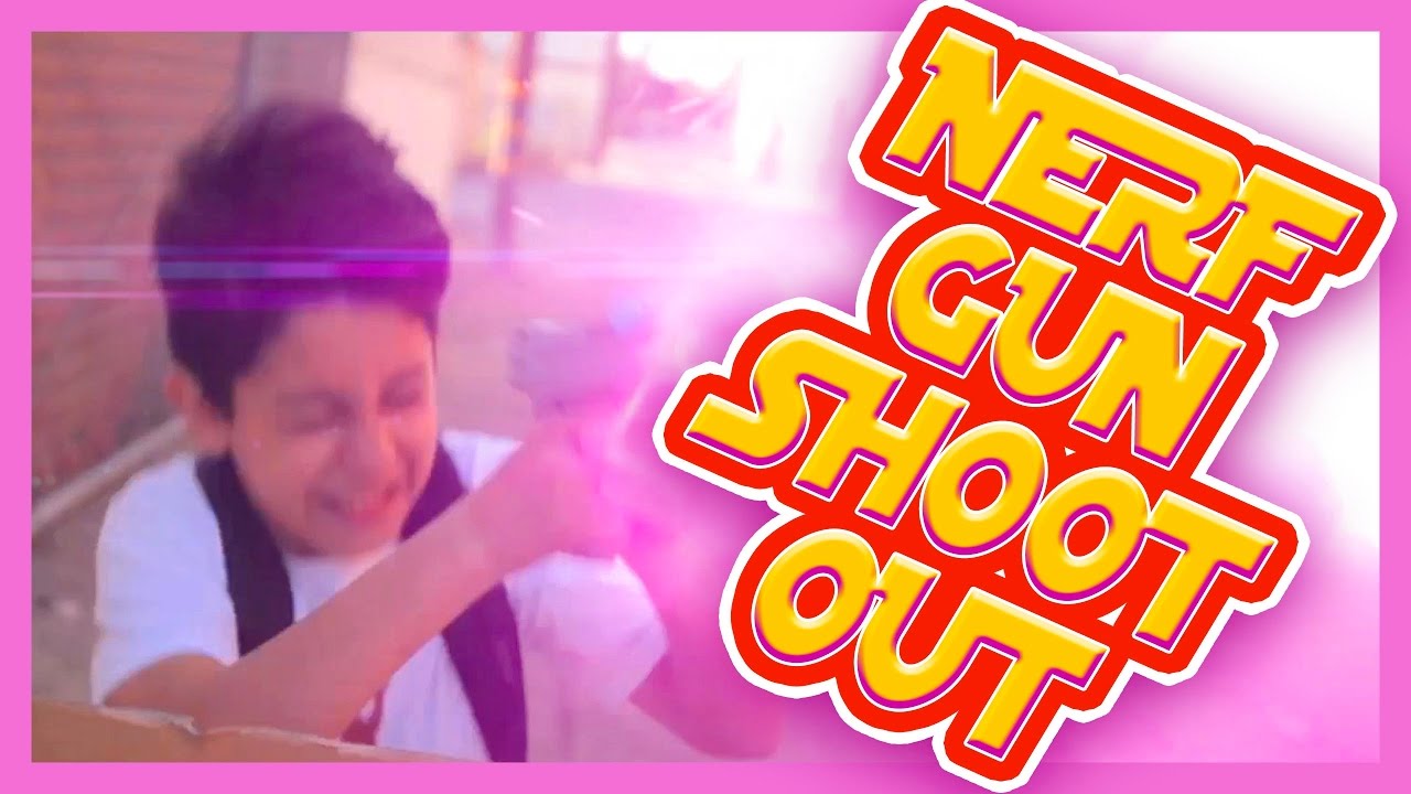 Nerf Gun Shoot Out - Kids Style
