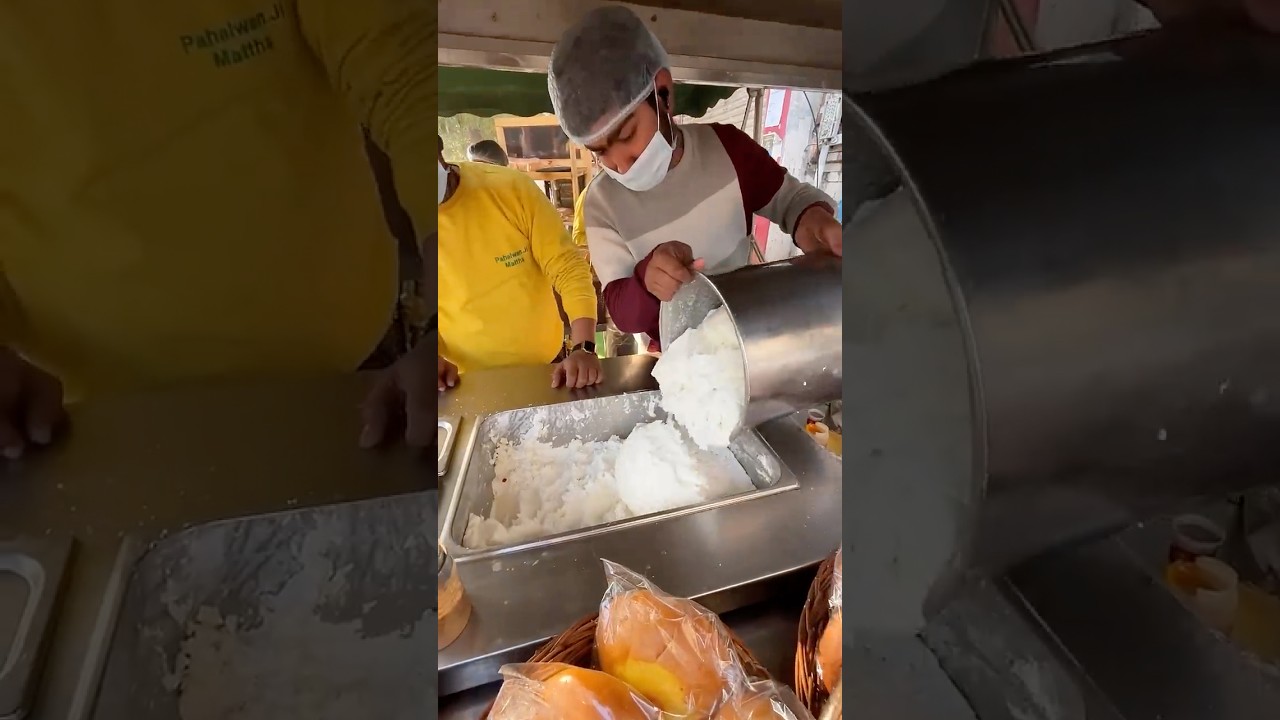 Kanpur viral famous bun makhan 😋😍 ll Indian street food #shorts #streetfood #youtubeshorts #viral