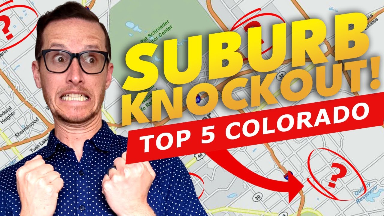 5 BEST Suburbs in Denver Colorado 2023! [Denver Suburb KNOCKOUT! 👊]