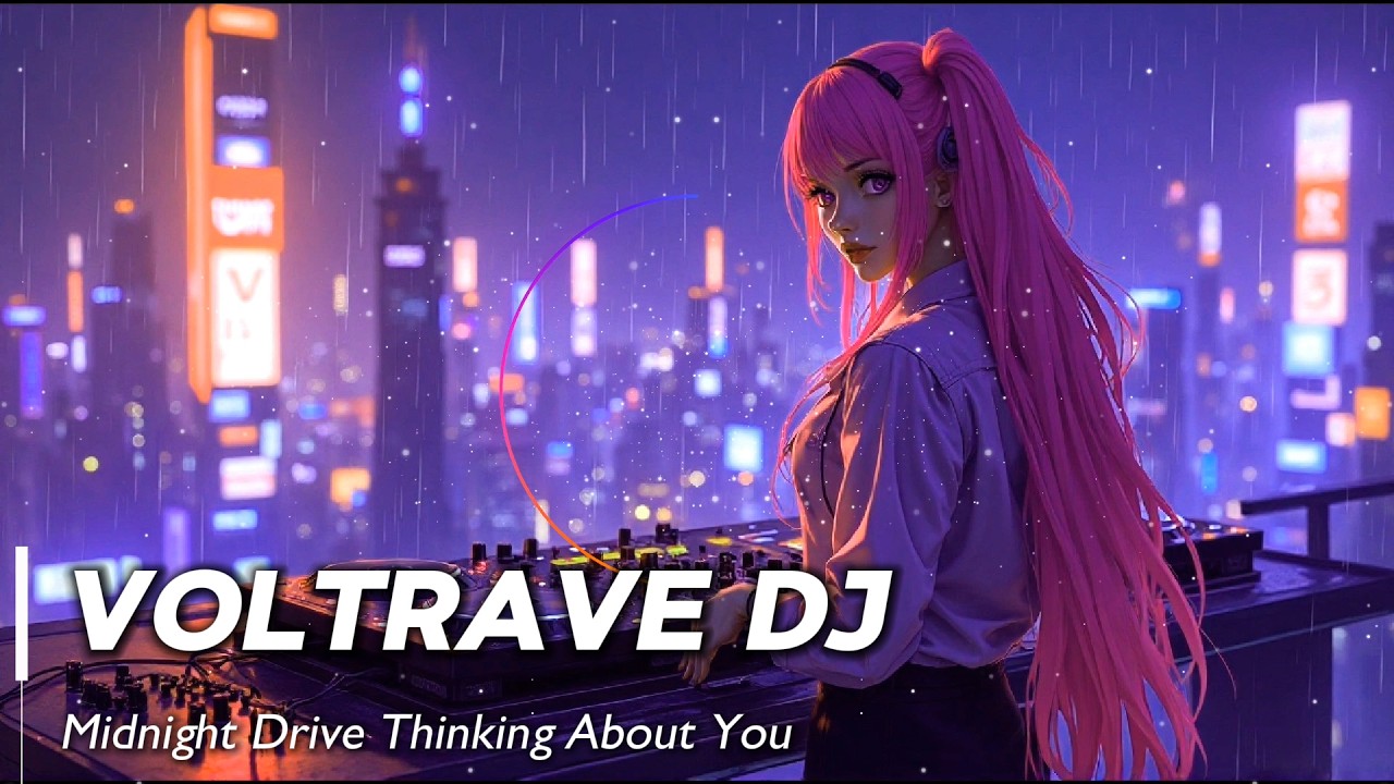 Midnight Drive Thinking About You 🌙💔 | VoltRave Slow EDM Remix #voltrave #djslowremix #slowedm