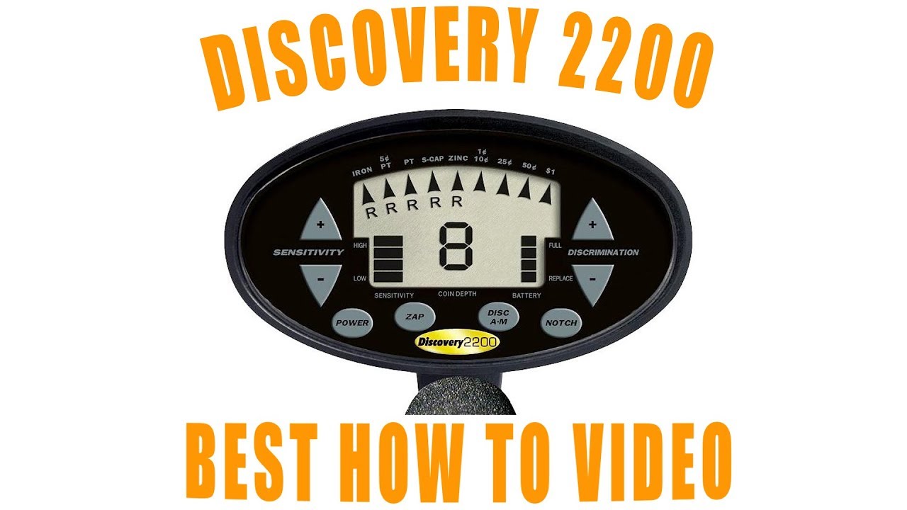 Discovery 2200 Bounty Hunter Metal Detector Review Demonstration and How to Setup Tutorial
