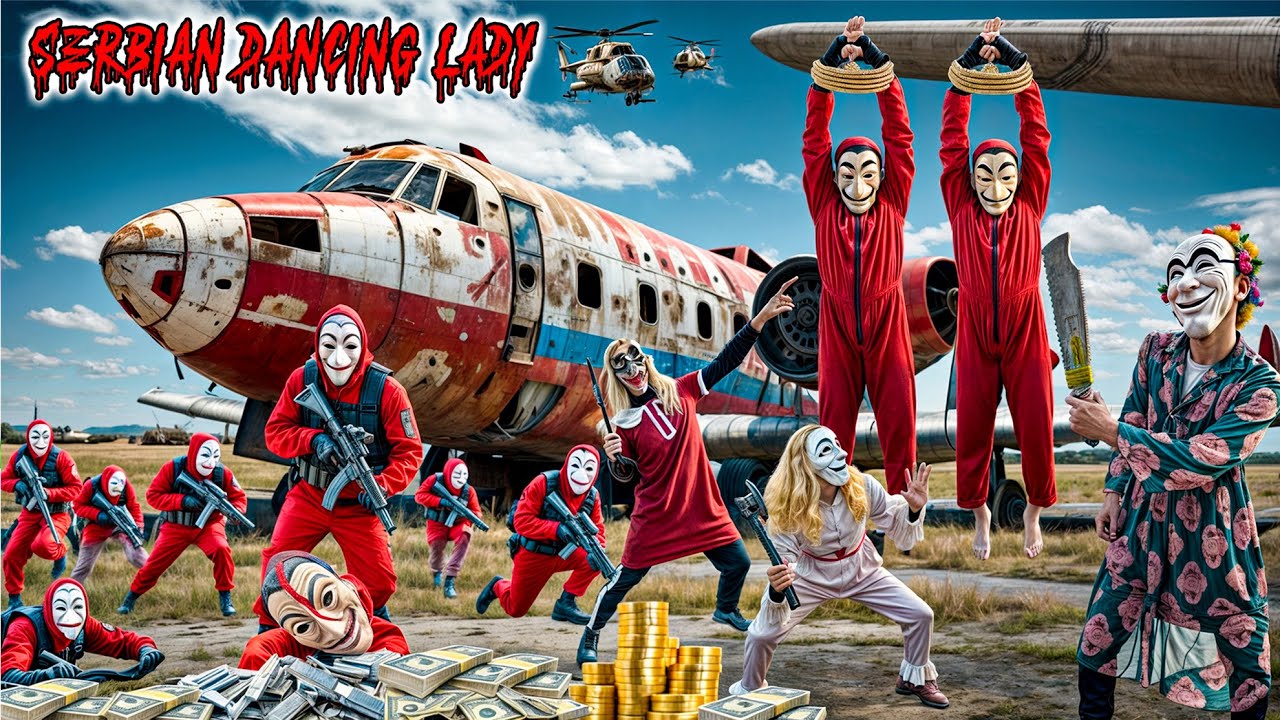 Escape or Capture? Money Heist vs Serbian Dancing Lady💰💃🏃‍♀️| Chase Pov Horror Film
