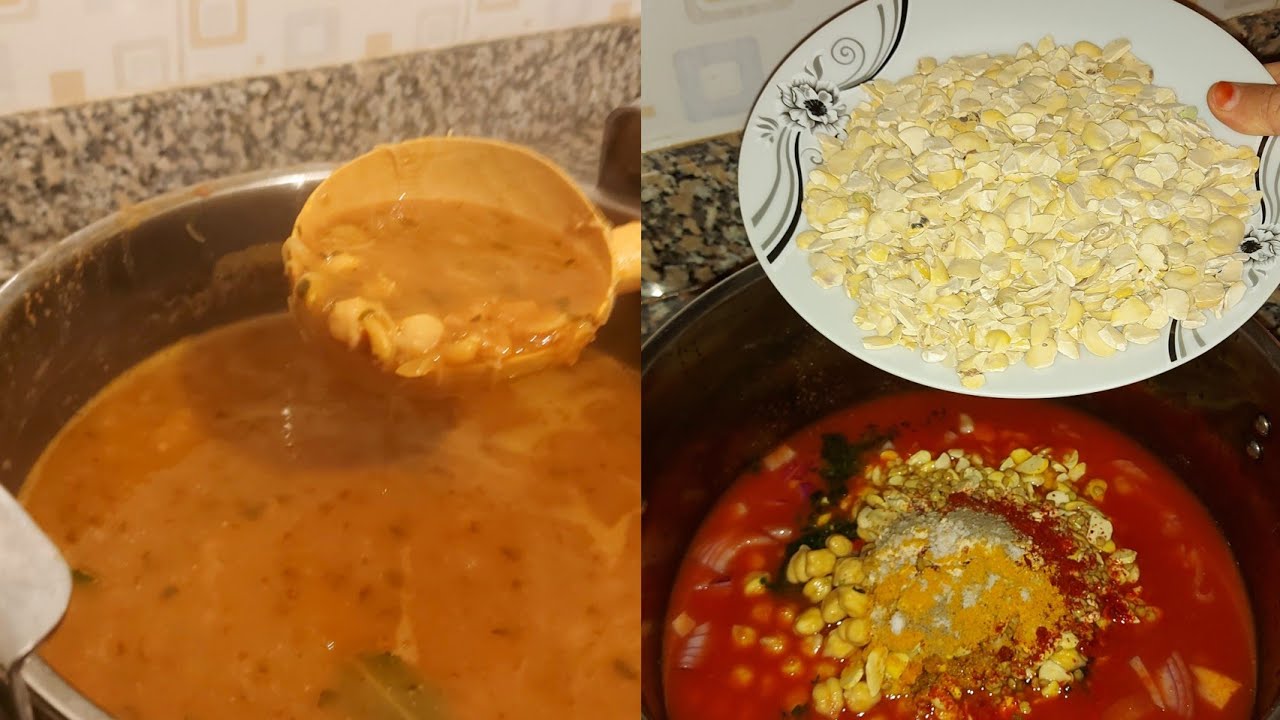 من اليوم غادي تجربي الحريرة بالفول او غادي تعجبك مزيان كتجي الحريرة بمذاق رائع 🍲