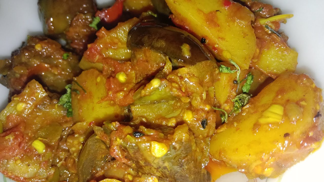 Homestyle Baingan Aloo Recipe By Tasty Bites with mariam 