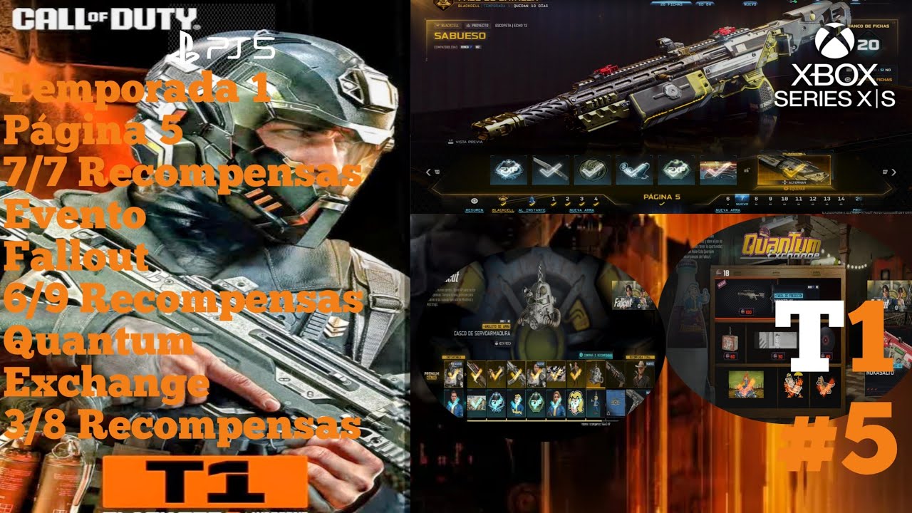 Call Of Duty Blackops 7| T1: Página 5 7/7 Evento: Fallout 6/9 y Quantum Exchange 3/8 Recompensas 