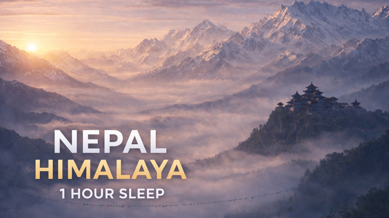 Himalayan Deep Sleep Meditation 🏔️ 1 Hour Mountain Ambient Journey