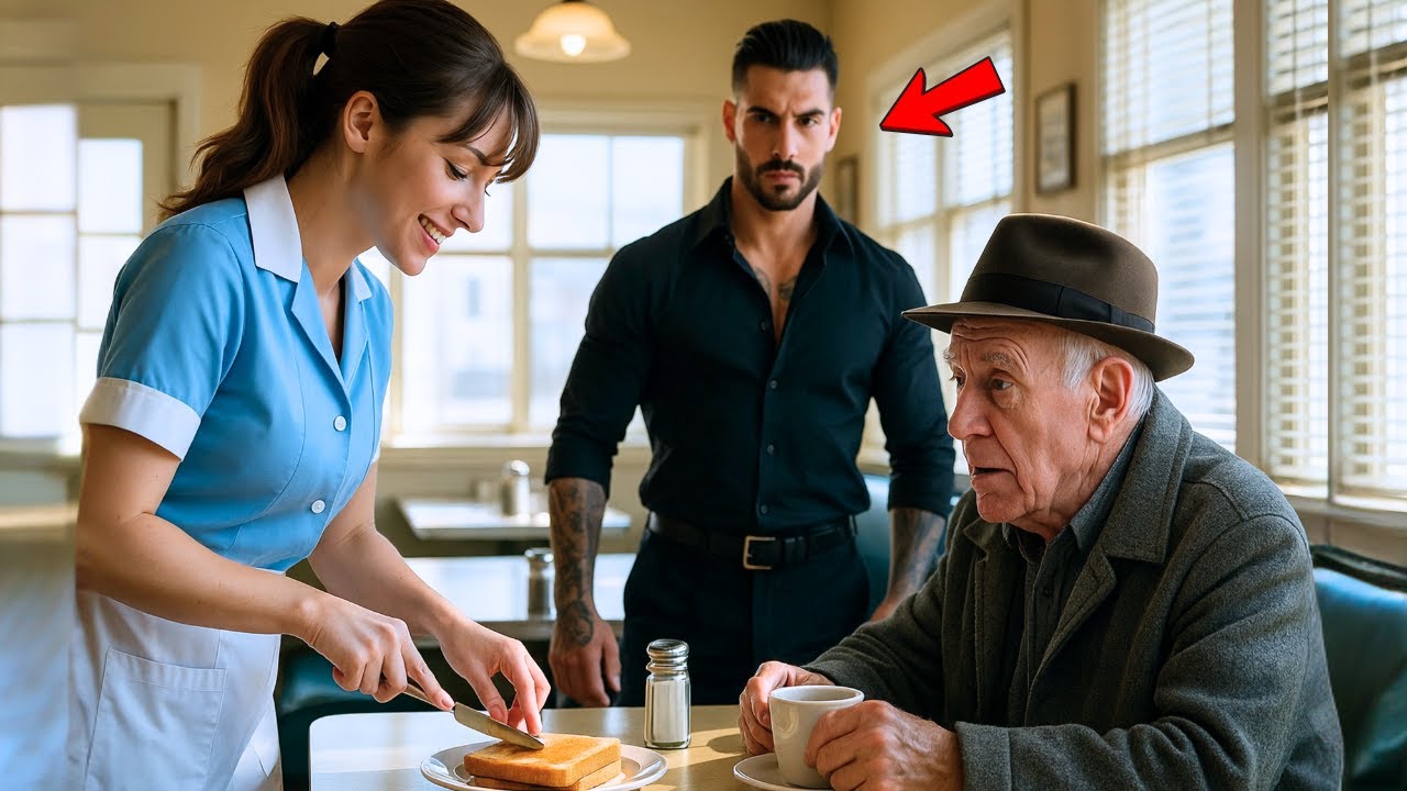 A Waitress Helped an Old Man Every Morning.... Until His Son Mafia Boss Showed Up and then....