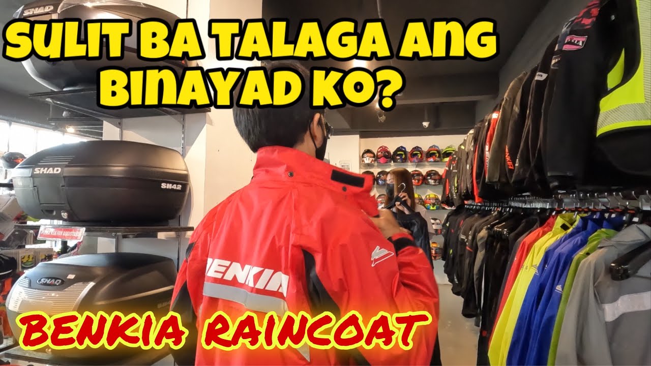 Vlog # 8. Honda Click | Benkia Raincoat Review
