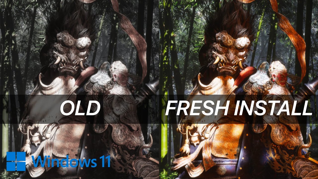 Old Windows 11 vs Fresh Install | Gaming Performance Test