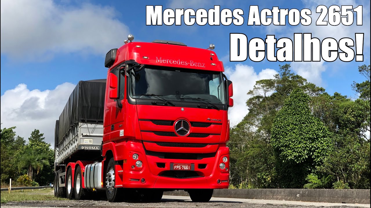 Mercedes Actros 2651 2019 em Detalhes - Falando de Carro