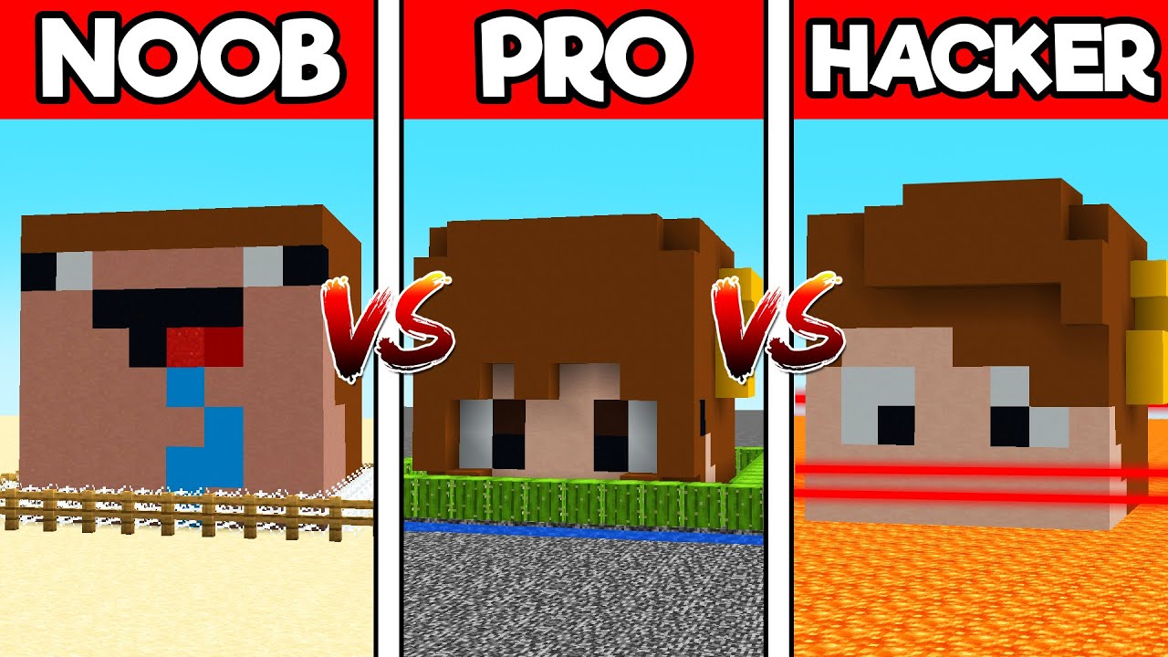 NOOB vs PRO vs HACKER de CASA SEGURA no MINECRAFT!