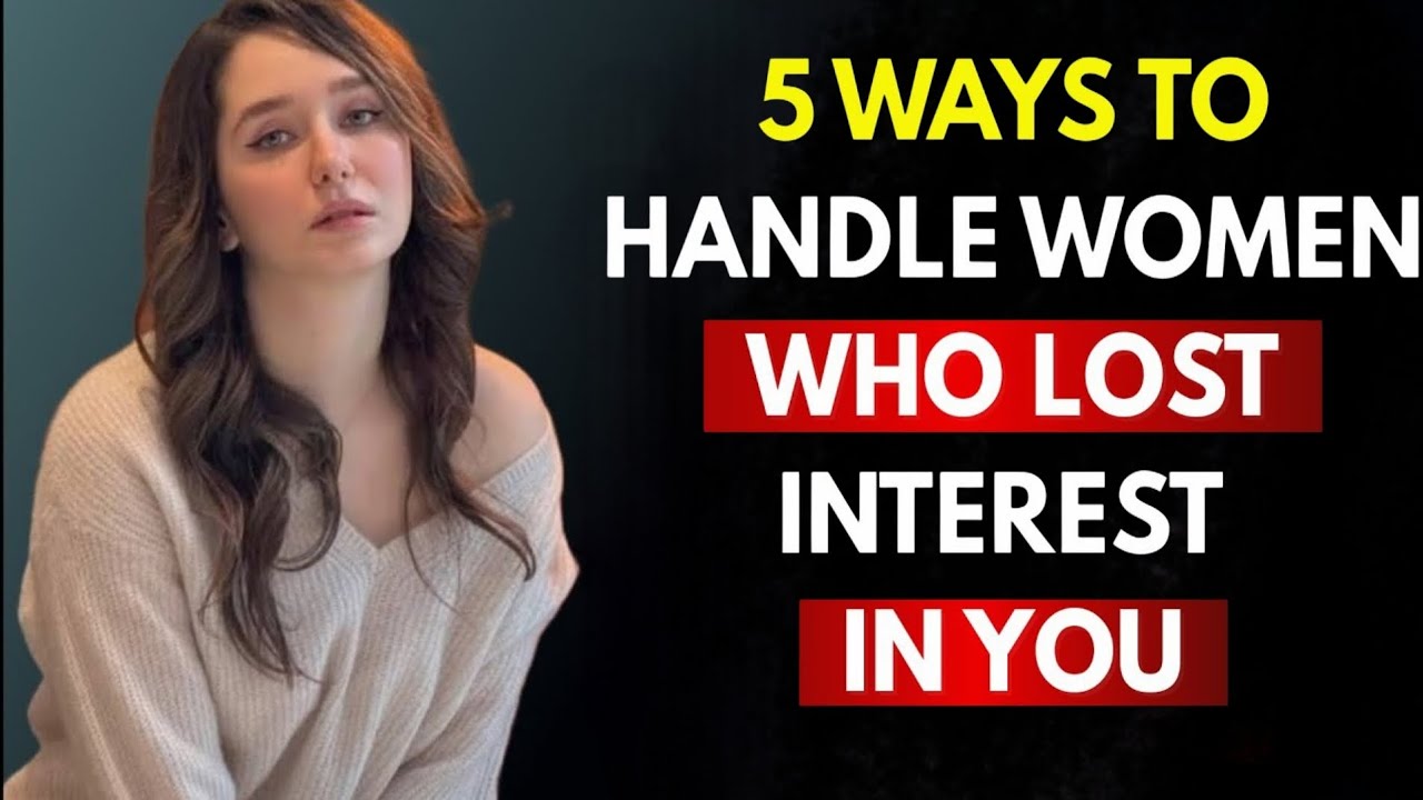 Когда она потеряет интерес, совершите эти 5 стоических поступков, которые всё изменят.