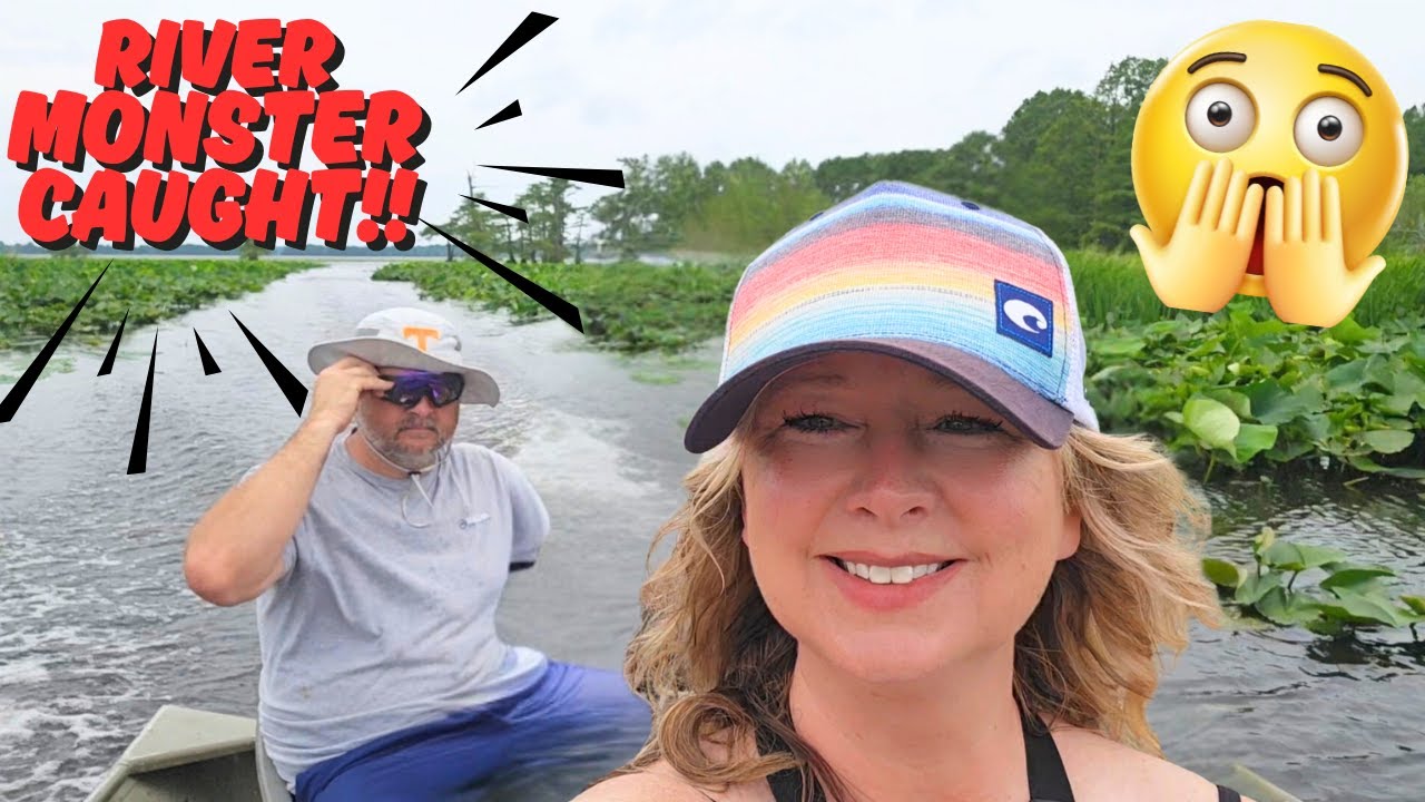 Reelfoot Lake Fishing Bluegill & Giant Ancient Fish Caught!