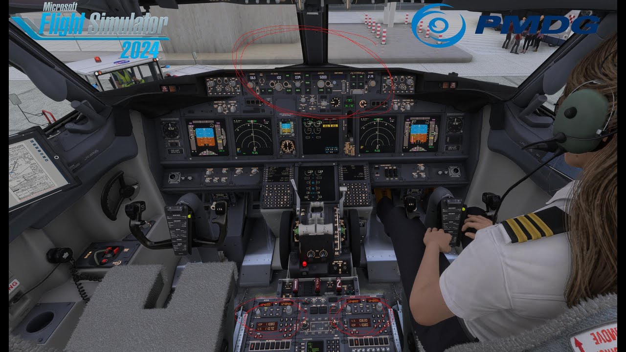 Nastavenie NAV na MCP a RMP  na odlet | MSFS2024 | PMDG 737NG