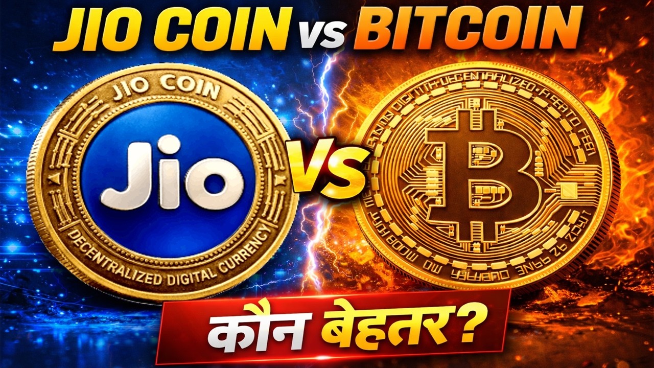 Jio Coin vs Bitcoin कौन बेहतर? | Jio Coin Reality, Use Case, Risk & Future | Hindi