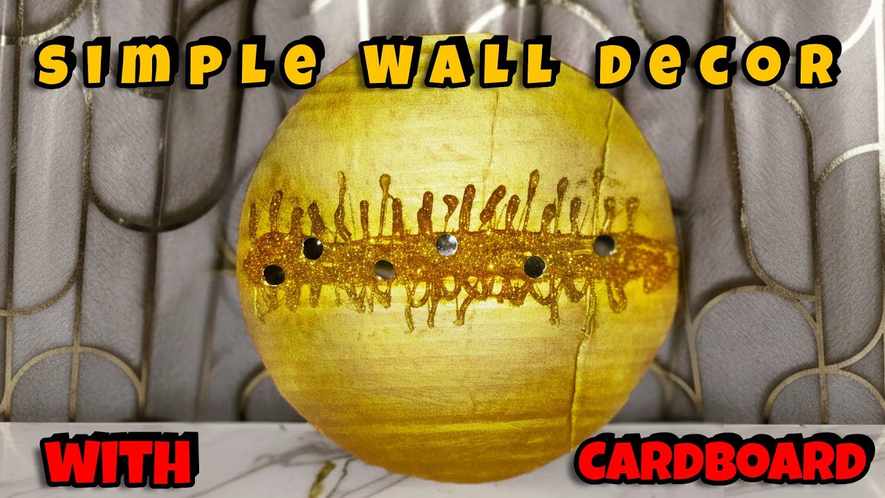 DIY Room Decor Ideas - Cardboard Wall Decor || Cardboard Craft || Wall Hanging Craft Ideas