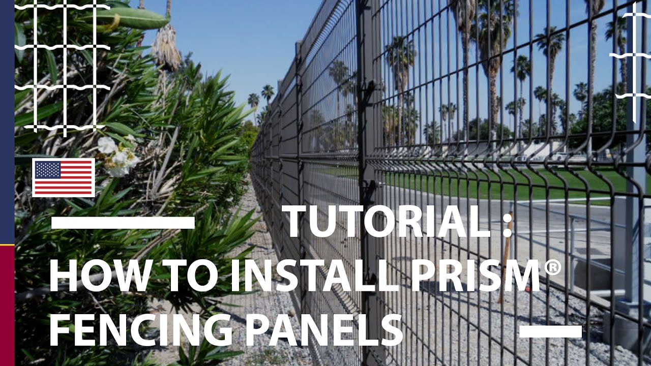 Betafence USA - Prism fencing panels installation video
