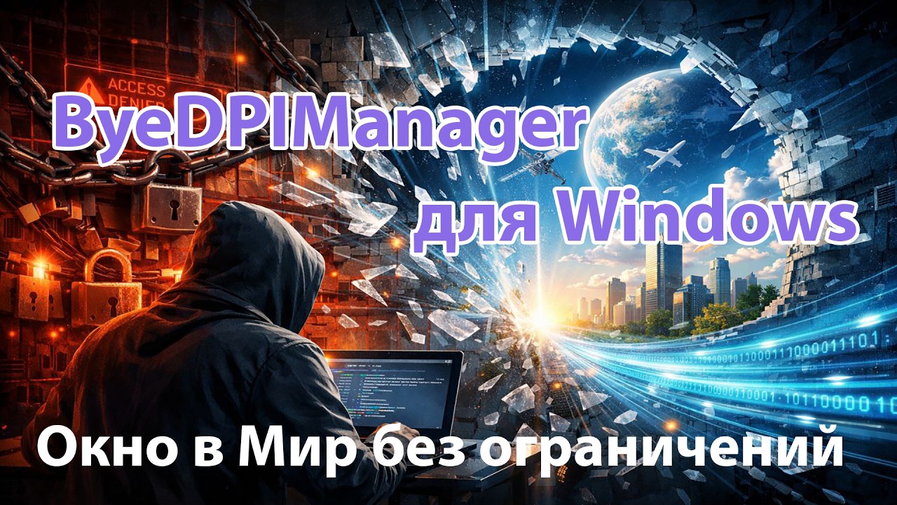 ByeDPIManager для Windows