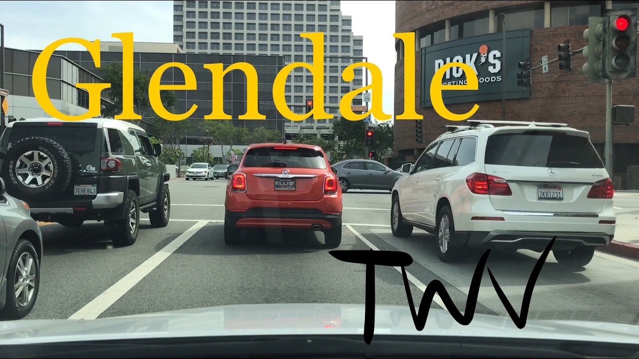 Driving around in Glendale, CA