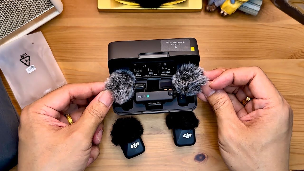 Dji mini mic unboxing asmr.anson