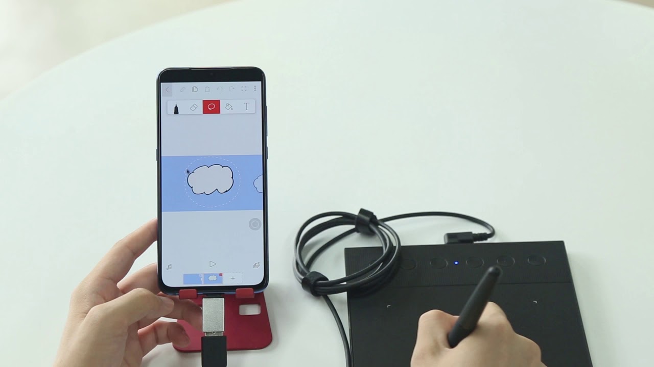 How to animate on FlipaClip with XP-PEN Star G640S Android Version?