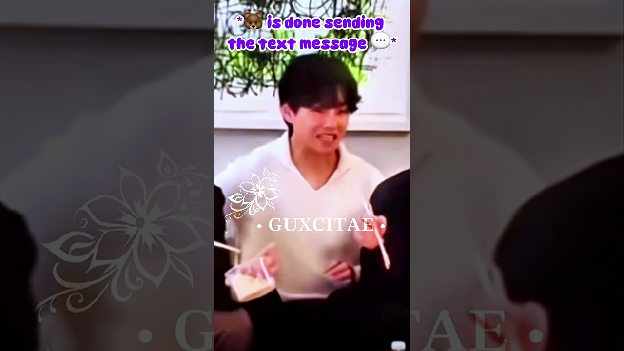 Taekook Moment 💬| Taehyung secretly texts Jungkook 🐰🐻