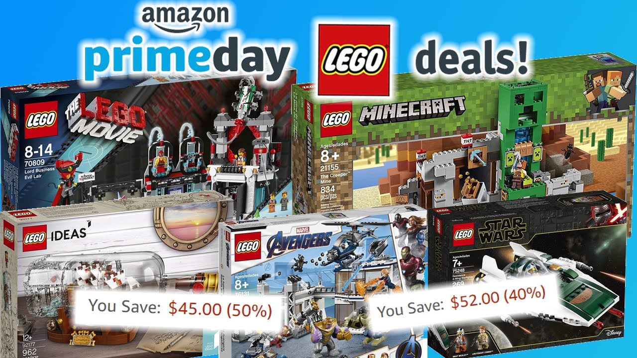 Amazon Prime Day LEGO Deals! Sales on Marvel, Minecraft, Ideas, City, and More!
