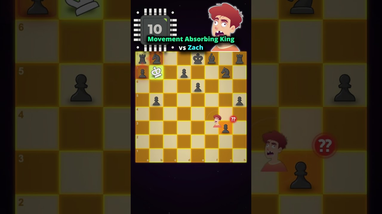 Movement absorbing king vs Zach!  Variant self Coded Chess game