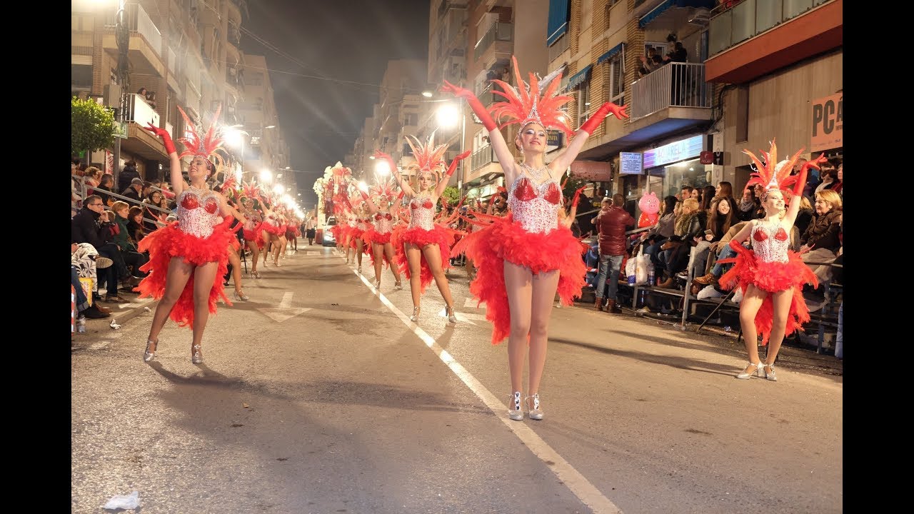 Peña Almendriqueña y Desfile Carnaval Águilas 2018