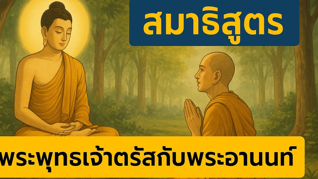 สมาธิสูตร...พระพุทธเจ้าตรัสกับพระอานนท์