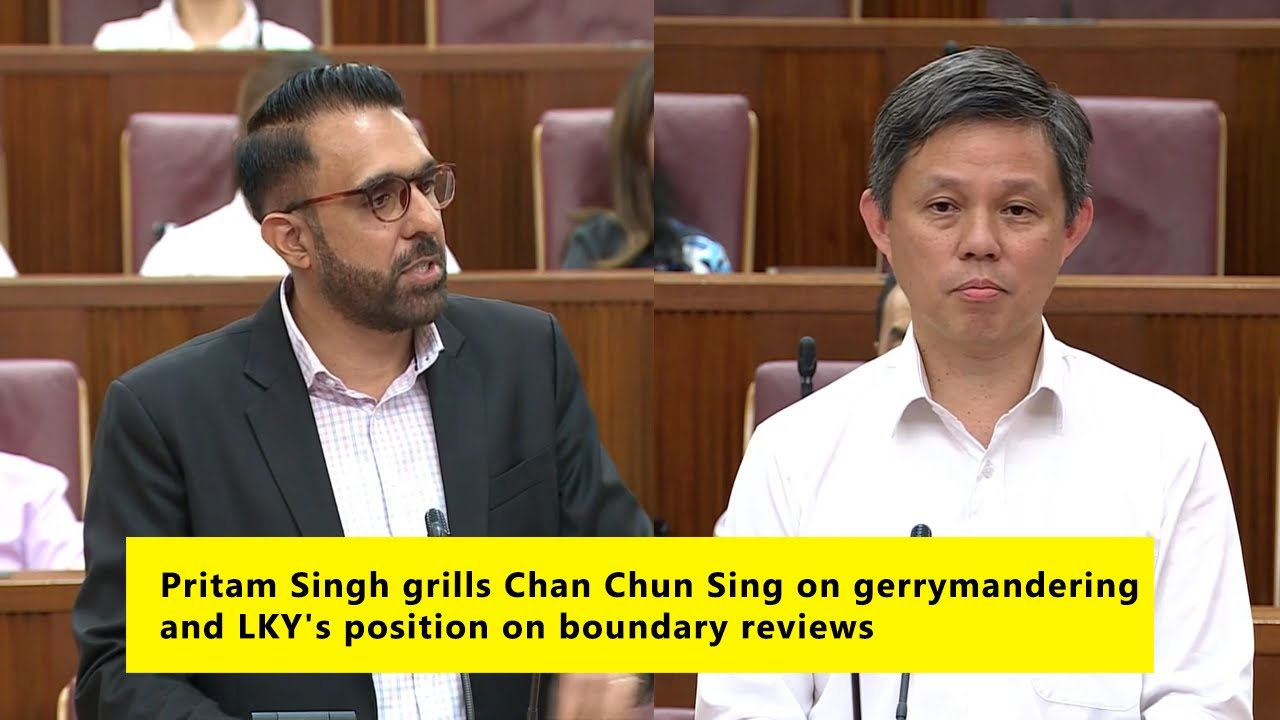 Pritam Singh grills Chan Chun Sing on gerrymandering and LKY's position on boundary reviews