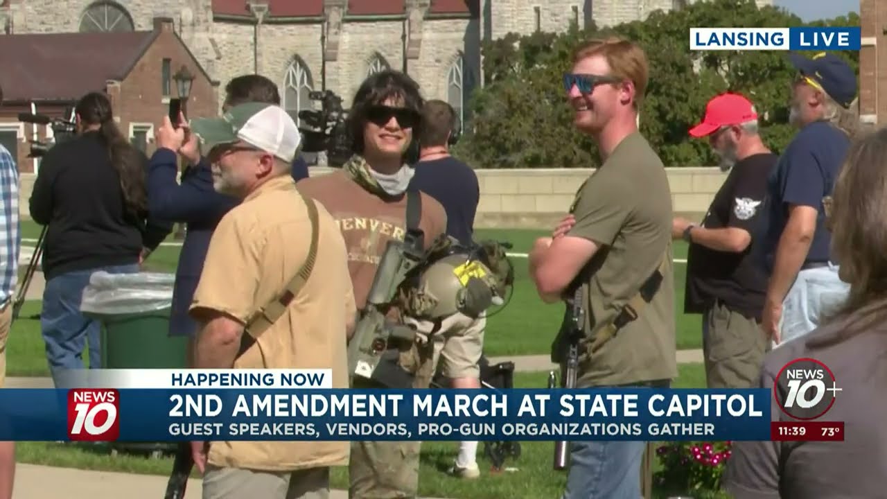 2nd Amendment March held at Michigan State Capitol