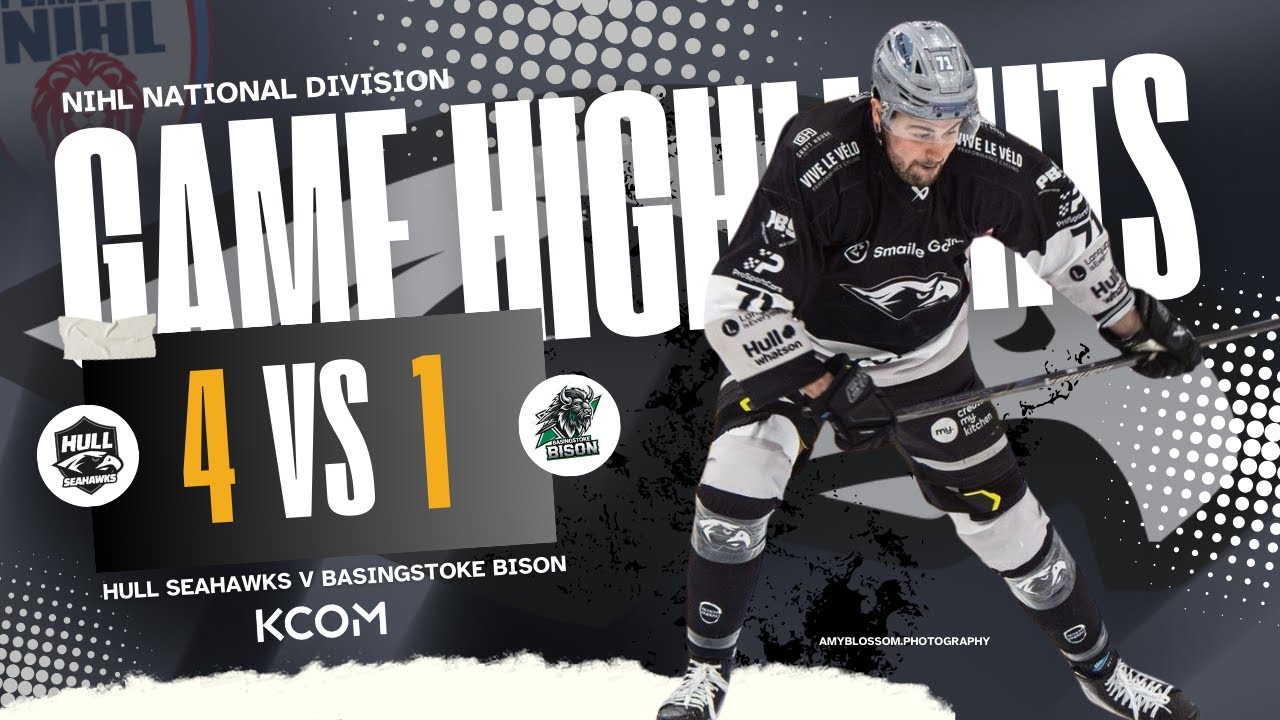 Основные моменты матча - Халл Сихокс 4:1 Бейзингсток Бизон