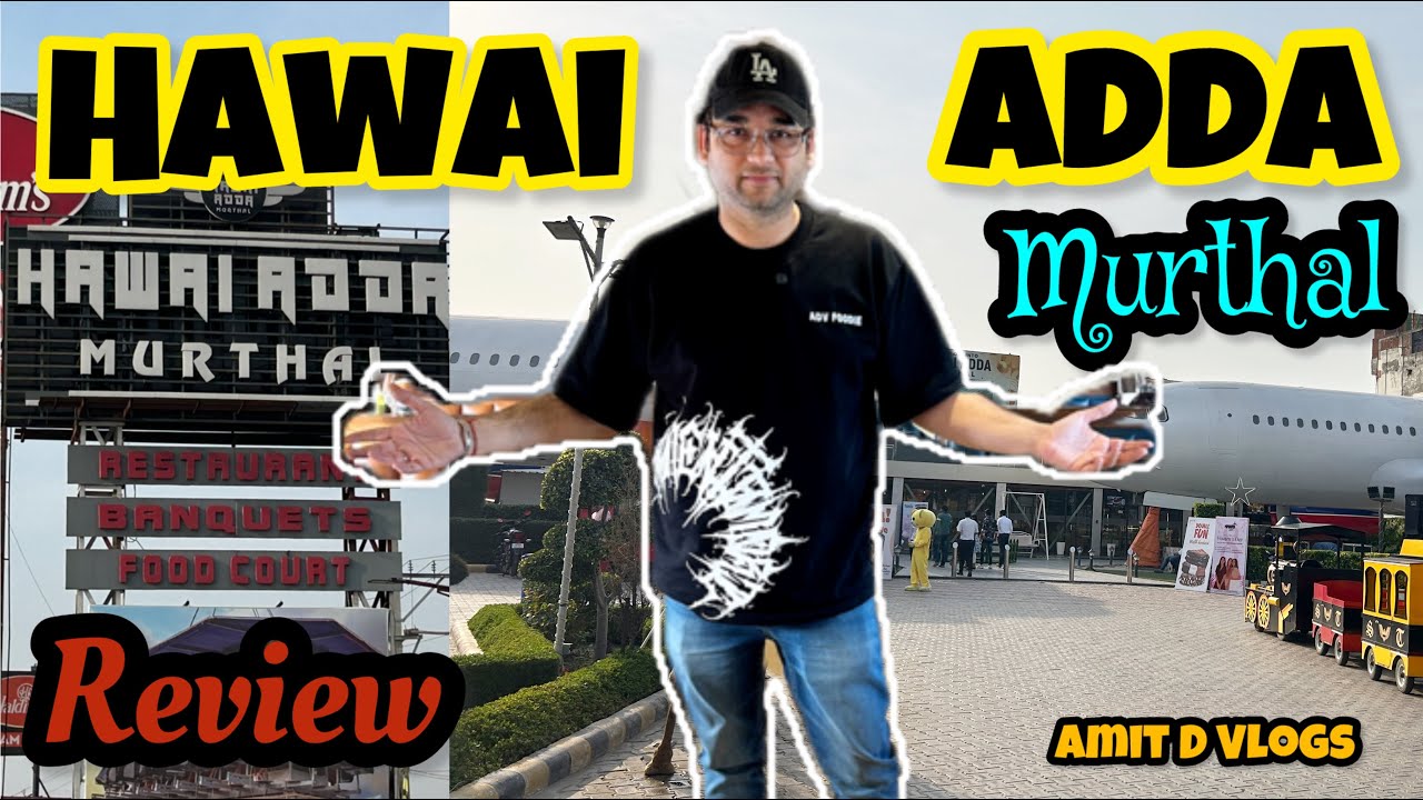 Hawai Adda Murthal Review😱 | Aeroplane Restaurant in Murthal 😲 Flying Restaurant 😜 | Amit D Vlogs