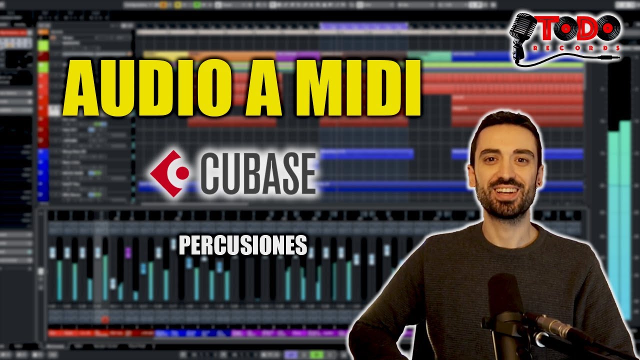 De Audio a Midi 🎹 en Cubase (Percusiones) 🥁
