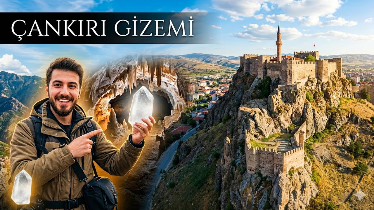 ÇANKIRI - TUZ MAĞARASI - KARAVANLA TÜRKİYE TURU - ÇANKIRIDA NE YENİR ? ÇANKIRI GEZİLECEKYERLER ? 