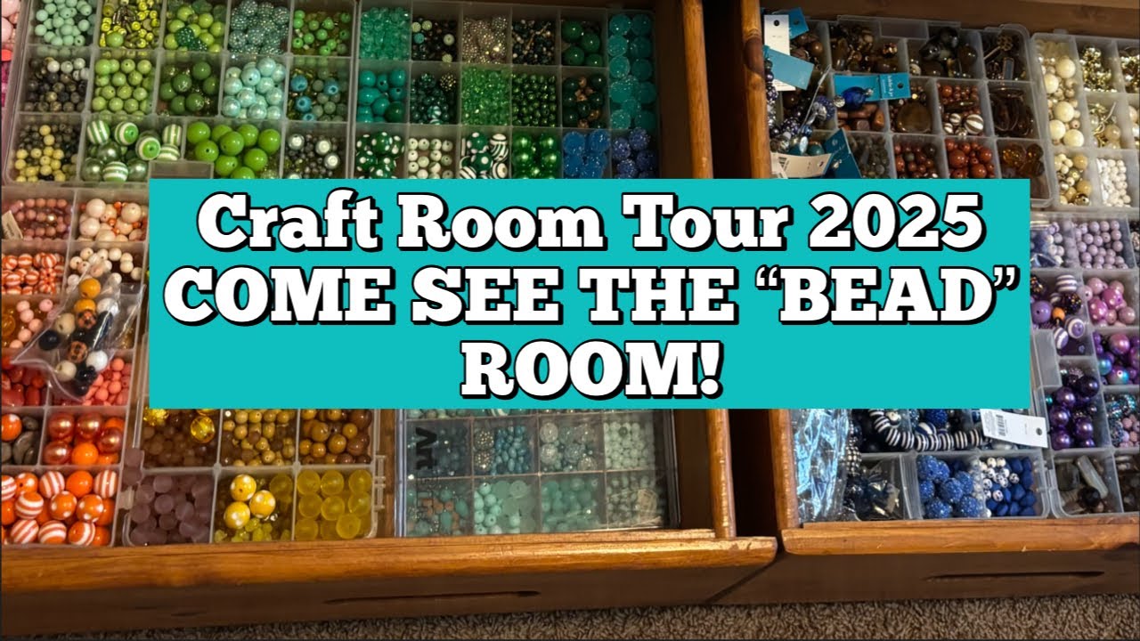 Экскурсия по Craft Room 2025 &mdash; Вы просили, и вот он &mdash; эпизод THE BEAD ROOM!