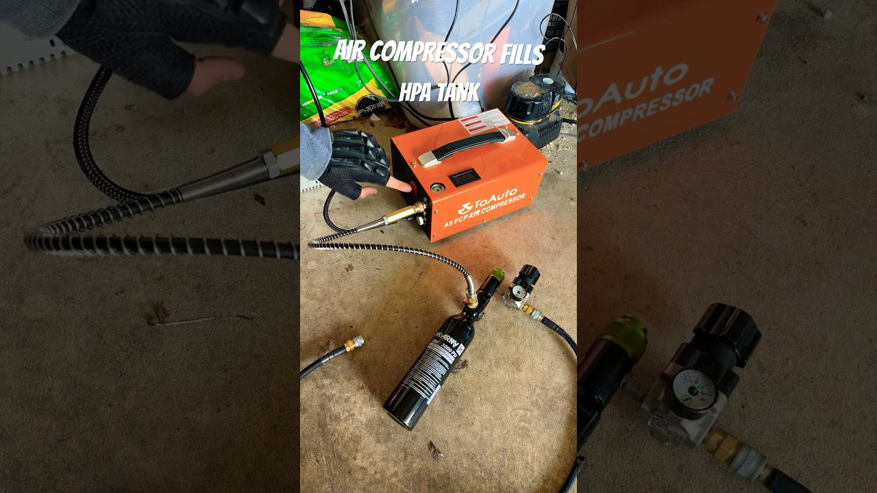 NEVER FILL YOUR HPA TANK AGAIN! (Airsoft) #airsoft #viralvideo #video #funny #hpa #aircompressor