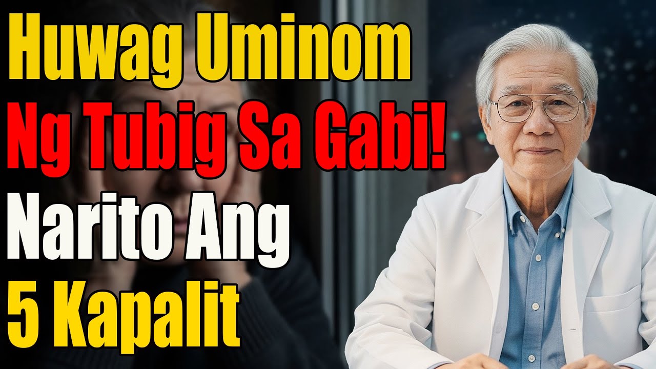 Huwag Uminom ng Tubig Bago Matulog! | 5 Inuming Kapalit Para sa Mahimbing na Tulog (Payo ng Doktor)