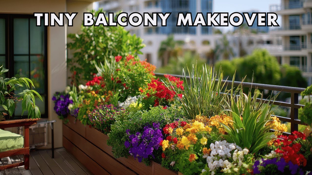Tiny Balcony to Bistro Oasis: Budget-Friendly DIY Transformation