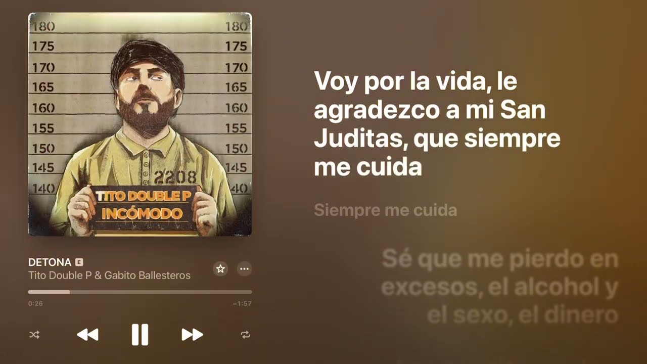Tito Double P x Gabito Ballesteros - DETONA (LETRA)