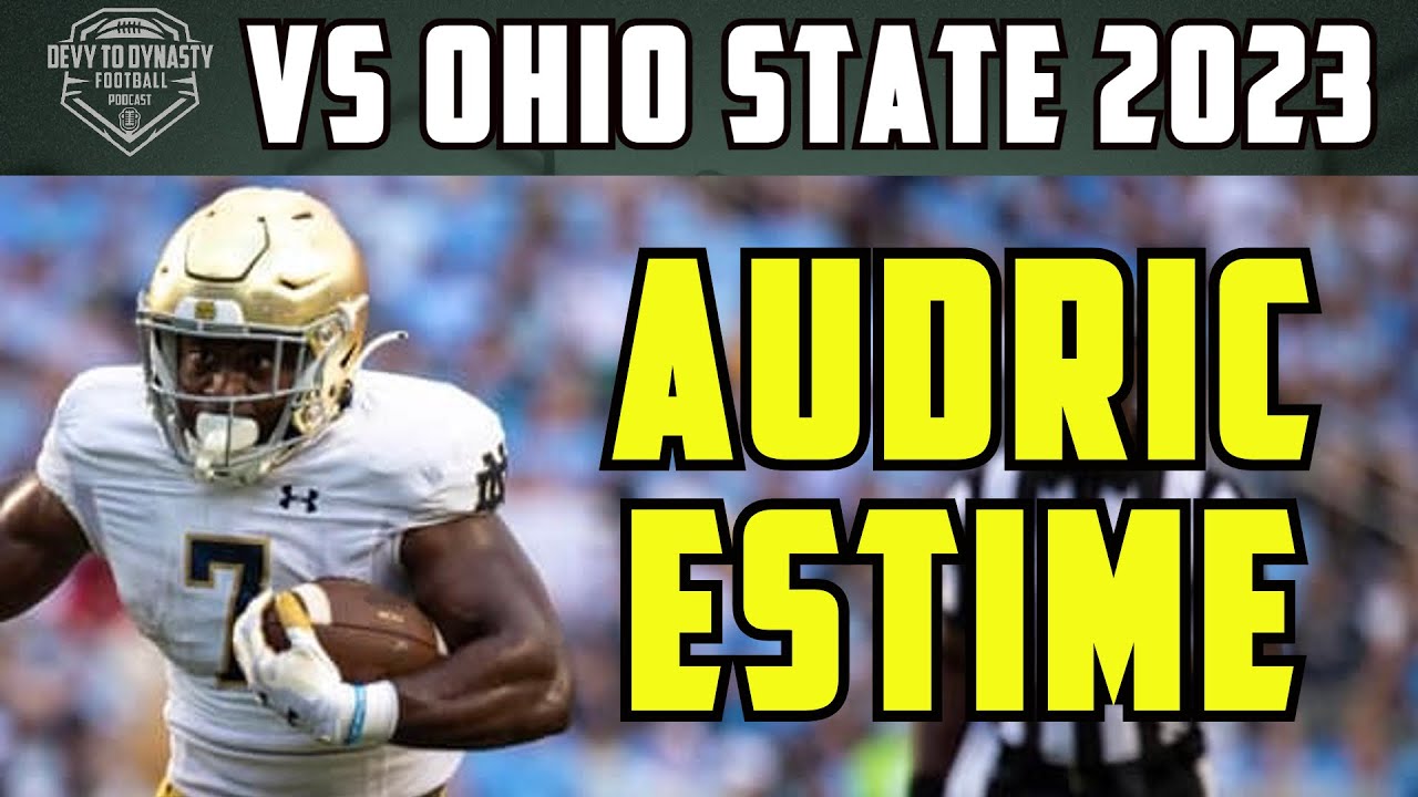 Audric Estime Highlights vs Ohio State 2023 | 2024 NFL Draft Prospect