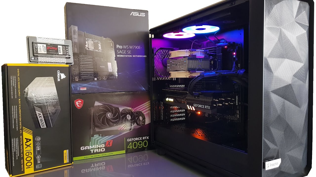 Intel Xeon W9 3495X &  RTX 4090 benchmark tests